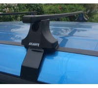 Багажник Atlant со стальными прямоугольными дугами для Renault Symbol