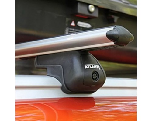 Багажник Atlant с аэродинамическими дугами на интегрированные рейлинги