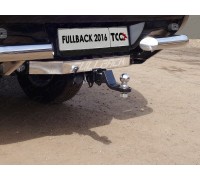 Фаркоп ТСС быстросъемный для Fiat Fullback 2016- (без бампера) с нерж. накладкой