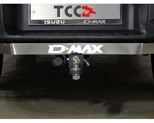 Фаркоп ТСС быстросъемный для Isuzu D-MAX 3.0D 2019 с нерж. накладкой