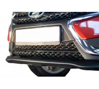 Накладка (юбка) переднего бампера (АБС) Yuago АртФорм для Lada Vesta SW/ Vesta седан