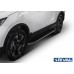 Пороги алюминиевые Rival "Premium" для Honda CR-V 2017-