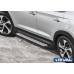 Пороги алюминиевые Rival "Bmw-style" для Hyundai Tucson 2015- / Kia Sportage 2016-