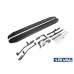 Пороги алюминиевые Rival "Premium-Black" для Kia Sorento 2012-