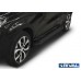 Пороги алюминиевые Rival "Black" для Lada Xray 2016-