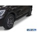 Пороги алюминиевые Rival "Premium-Black" для Renault Arkana 2019-