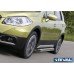 Пороги алюминиевые Rival "Premium" для Suzuki SX4 2015-